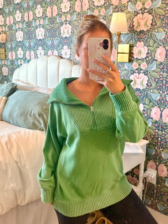 aerie Sweaters - Aerie Down to Earth Quarterzip